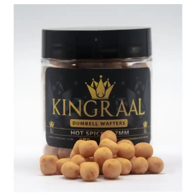 MINI WAFTER DUMBELL HOT SPICE ( NEW 2024 ) MIX 6/7 MM 40GR KINGRAAL Réduction