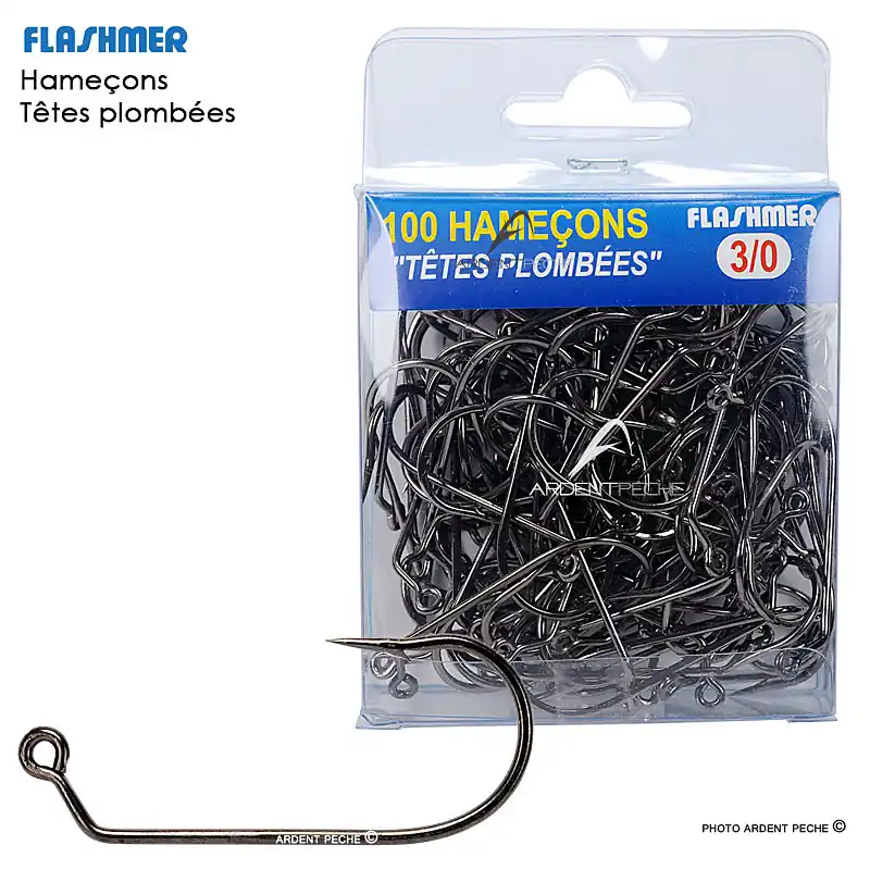 Offre Spéciale Hameçon têtes plombées FLASHMER 60° HTPP