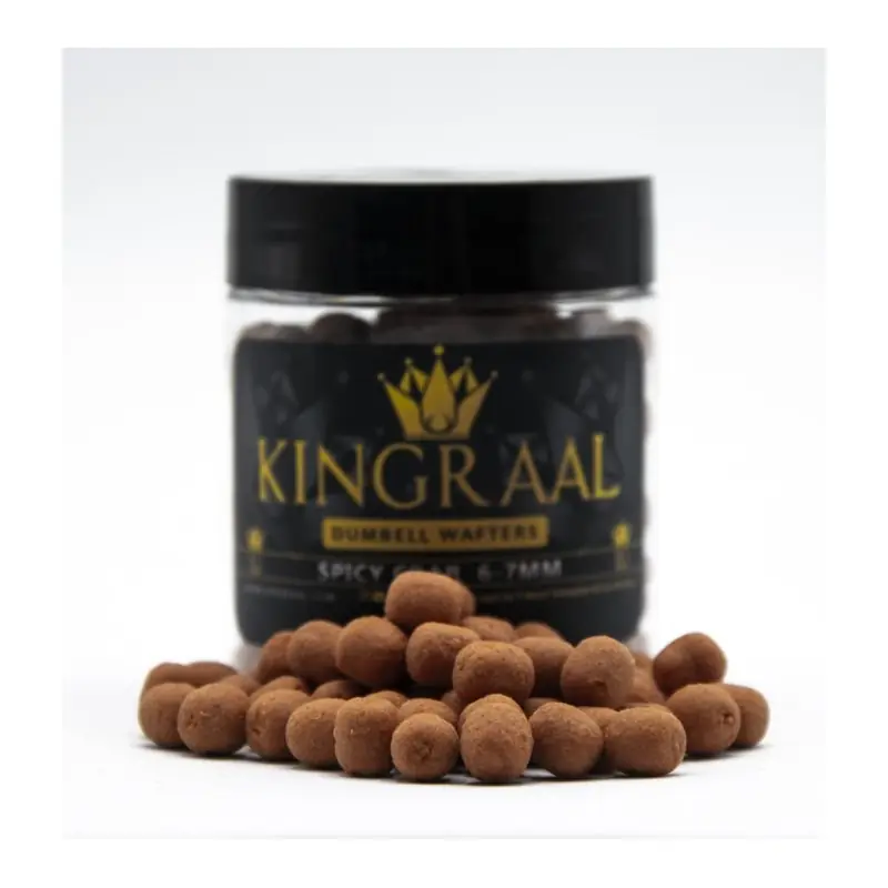 MINI WAFTER DUMBELL SPICY CRAB ( NEW 2024 ) MIX 6/7 MM 40GR KINGRAAL Livraison Express