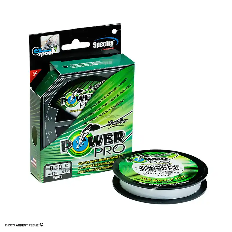 Nouvel Arrivage Tresse POWER PRO Blanche 135m