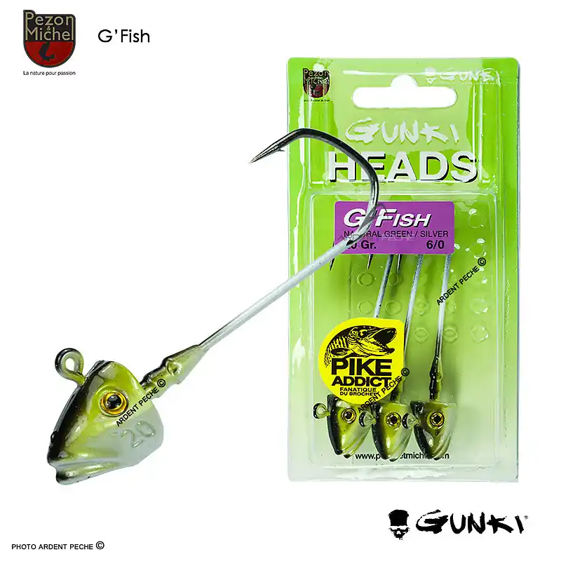 Offre Limitée Tête plombée GUNKI G´Fish