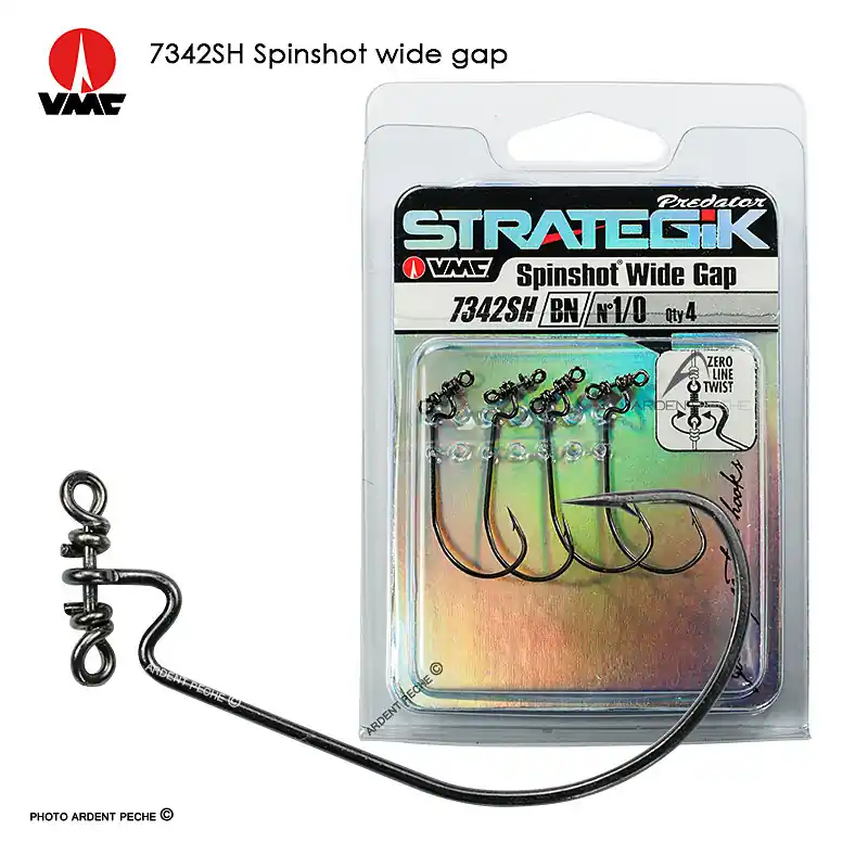 Produit De Marque Hameçon spinshot VMC Strategic predator 7342 SH BN