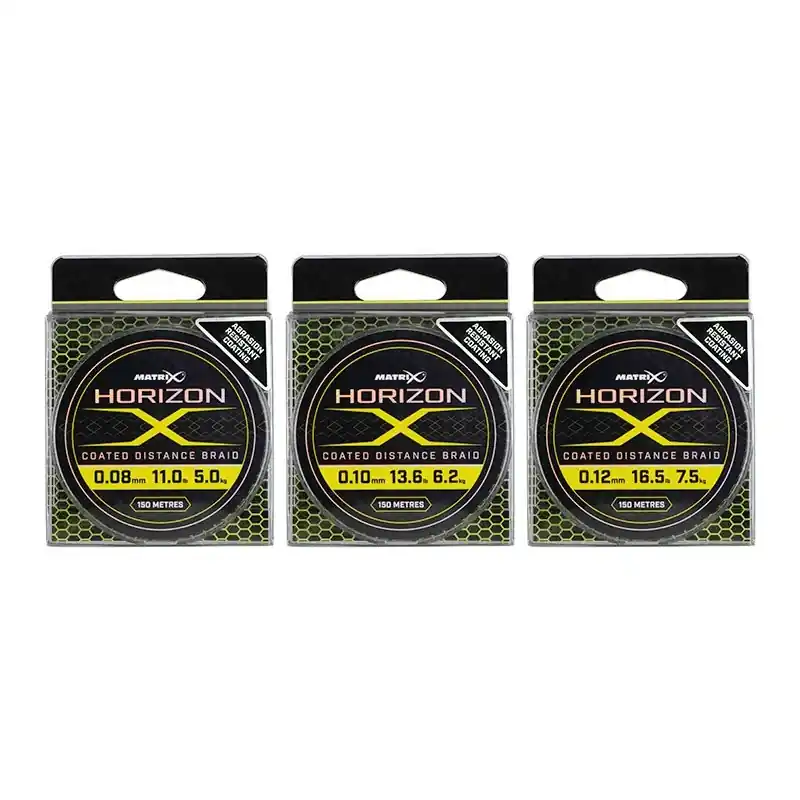 MATRIX HORIZON X COATED DISTANCE BRAID 0.12MM 150M MATRIX Offre Exclusive