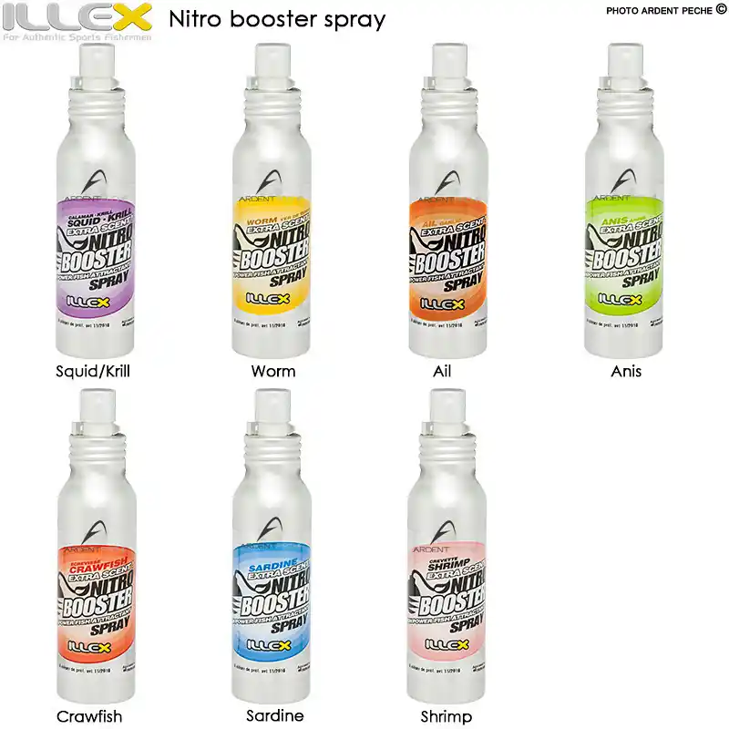Livraison Express Attractant ILLEX Nitro booster spray