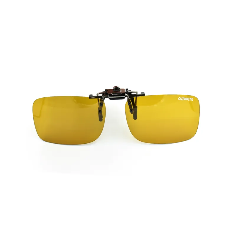 Dernier Modèle Verres Polarisants Clip-on Outwater O.T.T - Ambre