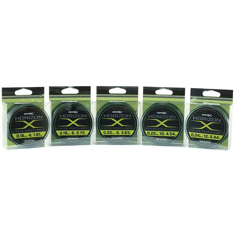 Offre Du Jour MATRIX HORIZON X SINKING MONOFILAMENT - 10LB (0.16MM) 300M MATRIX