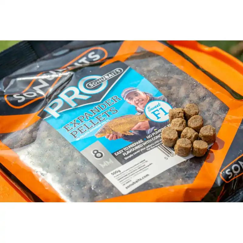 Prix Promo PRO EXPANDER PELLETS - F1 8MM (500G) SONUBAITS