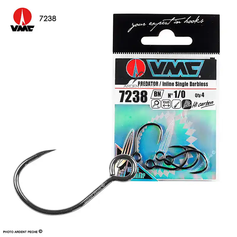 Hameçon simple VMC Predator 7237 B BN Promotion Saisonnière