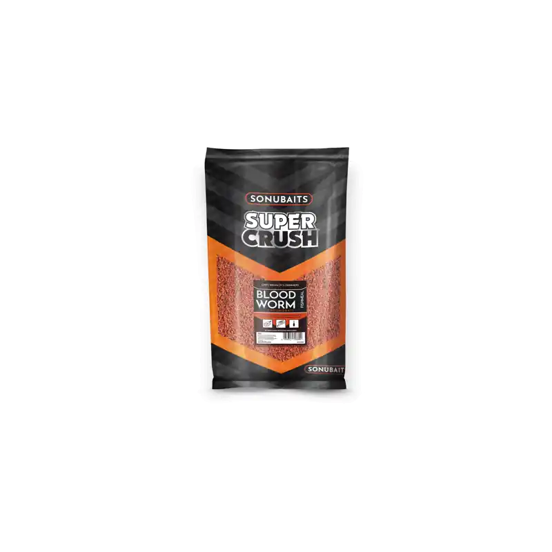 Vente Flash SONU SUPERCRUSH BLOOD WORM (2KG) SONUBAITS