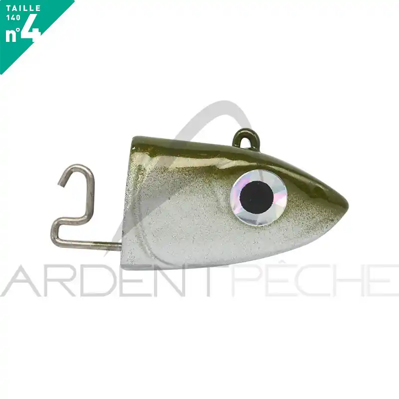 Retour Gratuit Tête plombée FIIISH Black minnow 140