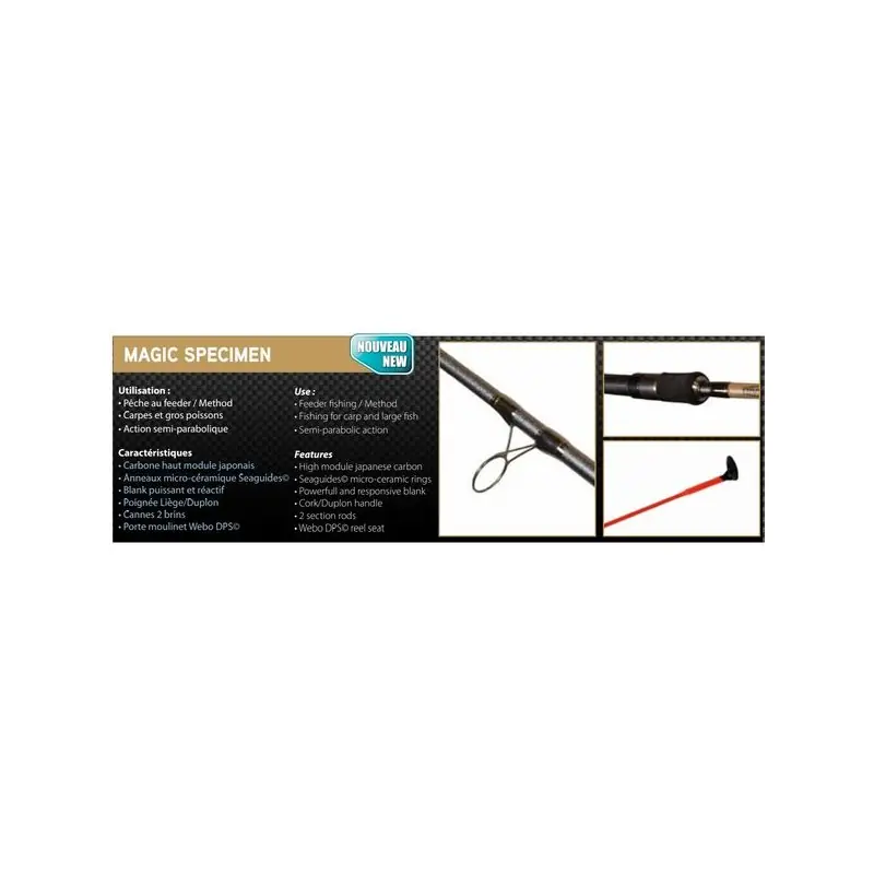 Meilleure Vente CANNE MAGIC SPECIMEN 3.30M 110G RIVE