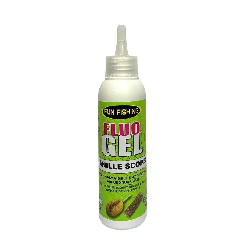Prix Réduit FLUO BOOSTER GEL 100ML - VANILLE SCOPEX FUN FISHING