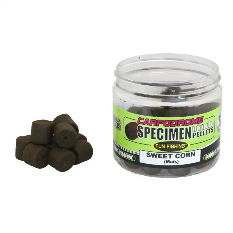 PELLETS PERCES SPECIMEN – 85GR – 15MM – SWEET CORN FUN FISHING Meilleure Vente