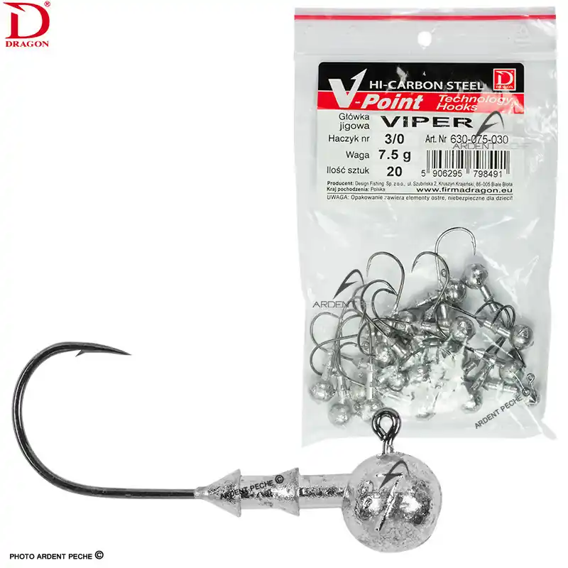 Tête plombée DRAGON V-Point Viper x20 Acheter En Ligne
