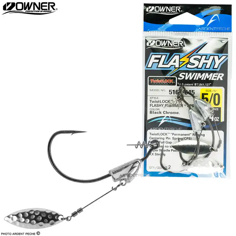 Paiement Sécurisé Hameçon texan OWNER Flashy swimmer 5164