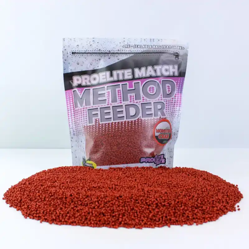 Bon Marché METHOD FEEDER PELLETS 2MM MONSTERCRAB 600G PROELITE BAITS