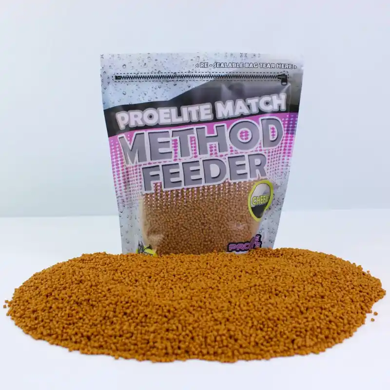 METHOD FEEDER PELLETS 2MM CHEESE 600G PROELITE BAITS Livraison Express
