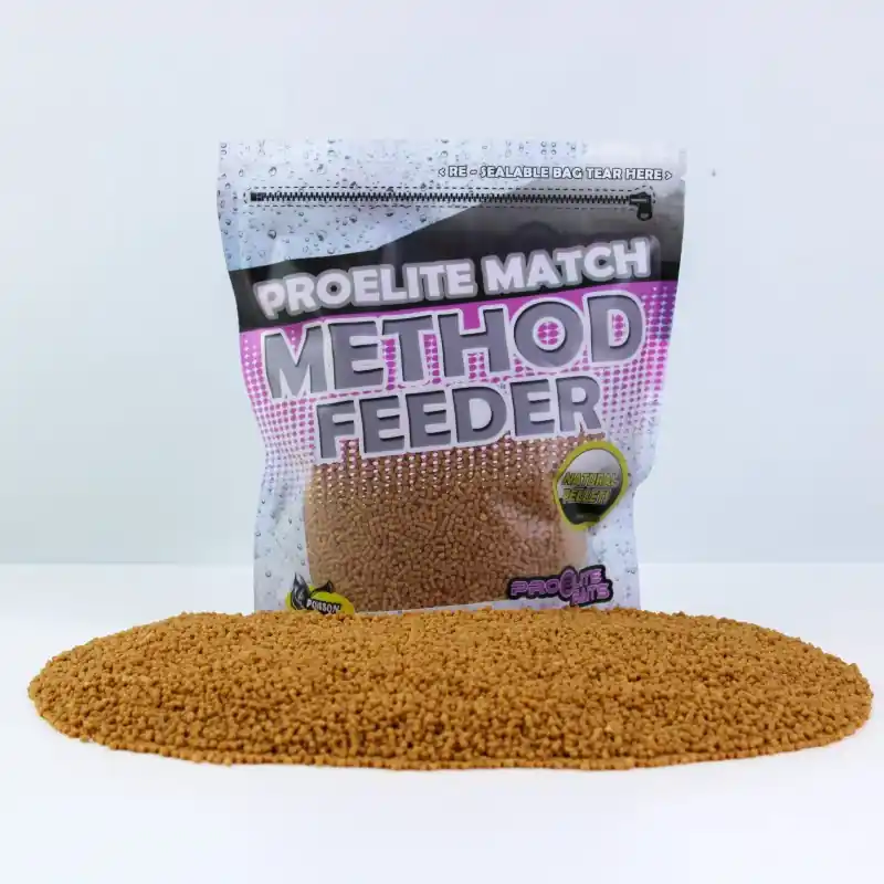 Satisfait Ou Remboursé METHOD FEEDER PELLETS 2MM NATURAL PELLETS 600G PROELITE BAITS