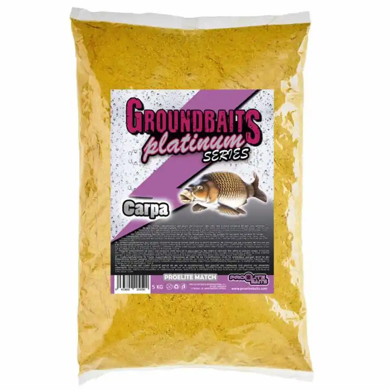 AMORCE GROUNBAITS PLATINIUM SERIES YELLOW CARP 5KG PROELITE BAITS Produit De Marque