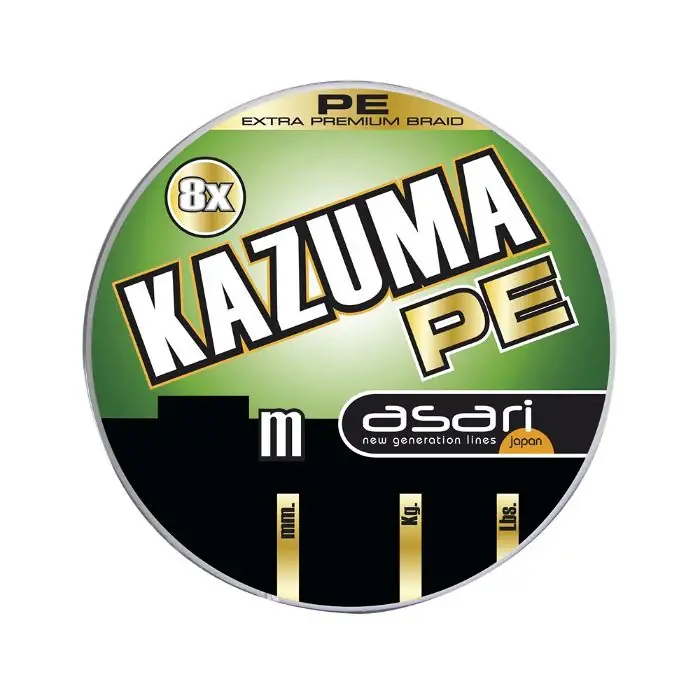 Solde Ligne Tressée Asari Kazuma 8x vert 150 m