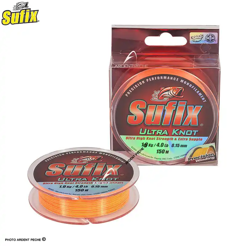 Fils nylon SUFIX Ultra knot bicolore 150m Achat Immédiat