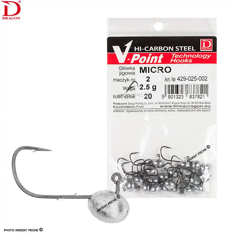 Promotion Tête plombée DRAGON Micro x20