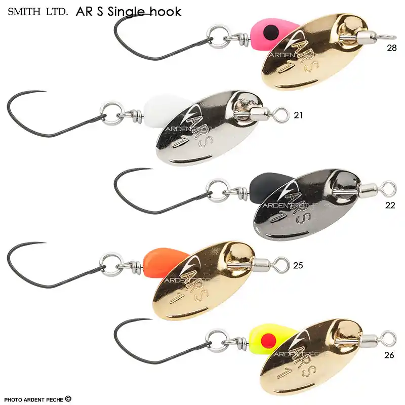 Authentique Cuiller SMITH AR S single hook 2.0g