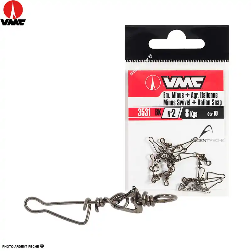 Achetez Aujourd'hui Emerillon VMC Minus à agrafe italienne 3531 BK