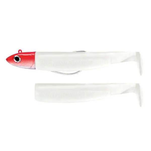 Vente Flash Combo Black Minnow Nº4 140 Off Shore 40 g Blanc