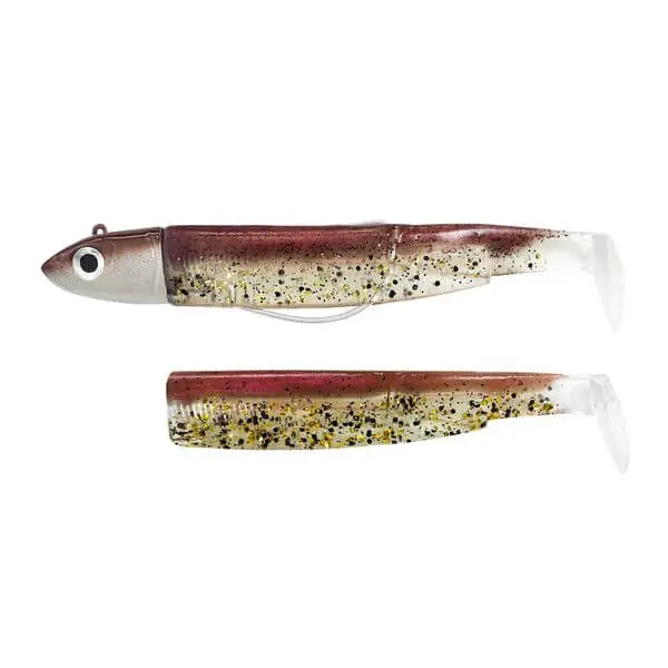 Combo Black Minnow Nº4 140 Off Shore 40 g Wine Glitter Dernier Modèle