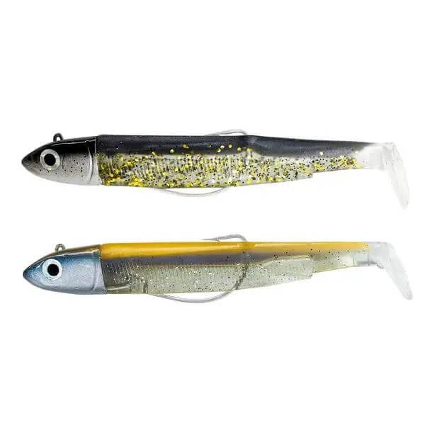 Top Vente Double Combo Black Minnow Nº4 140 Off Shore Noir Bleu 40 g