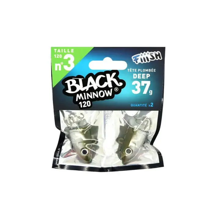 Tête d‘aplomb Black Minnow Nº3 120 Deep – 37 g Khaki Meilleur Choix