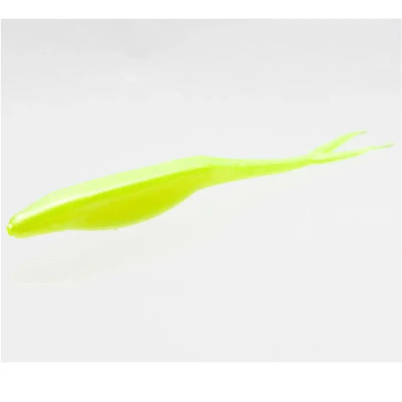 Meilleur Choix Leurre souple Zoom Super Flukes 130 mm Chartreuse Pearl