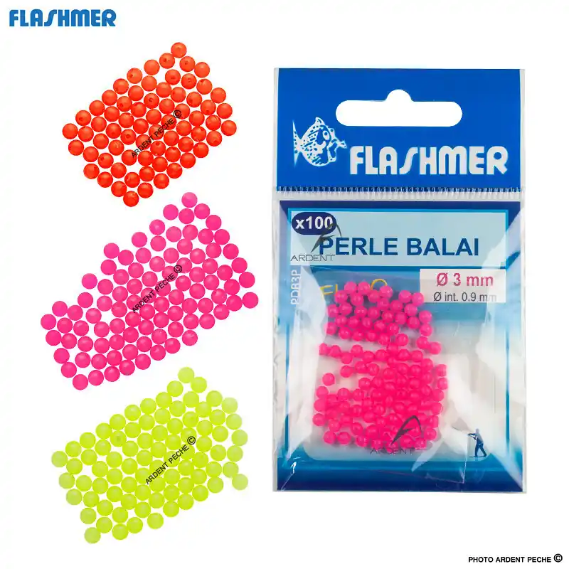 Perle plastique FLASHMER Balais fluo Top Vente