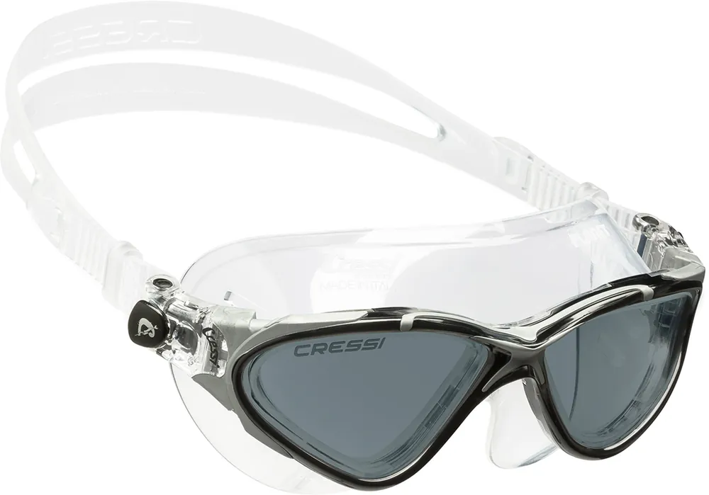 Masque de natation Cressi Planet Googles - Noir/Silver fumée Nouveauté