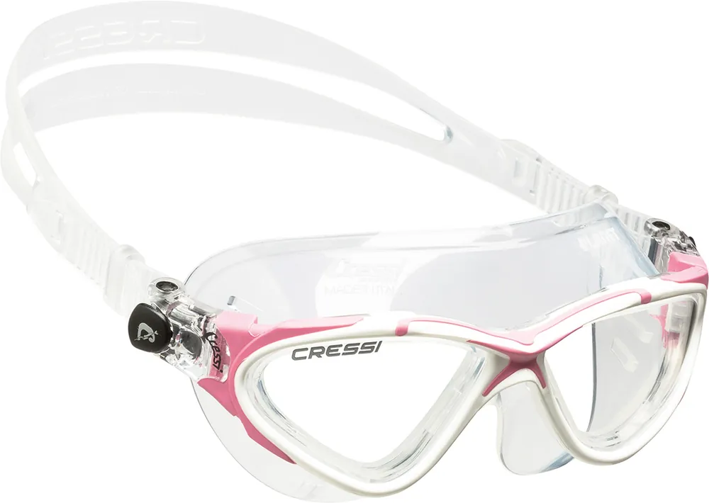 Pas Cher Masque de natation Cressi Planet Googles - Blanc/Rose