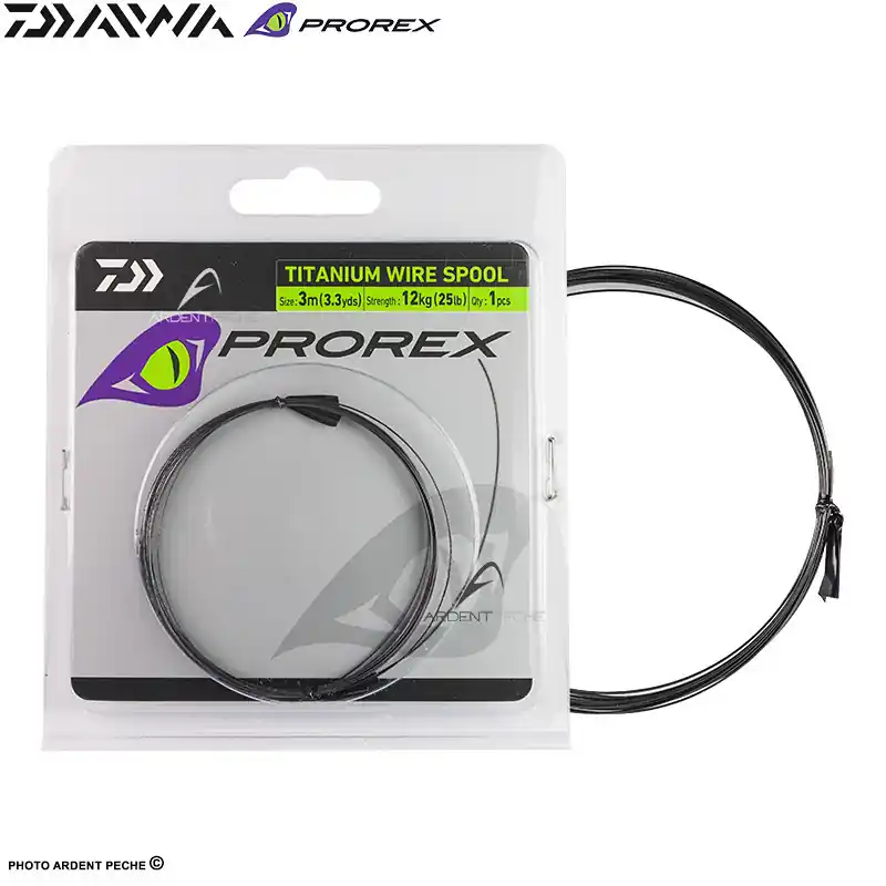 Bas de ligne DAIWA Prorex Titanium wire spool 3m Bon Plan