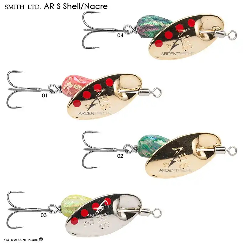 Cuiller SMITH AR S Nacré 3.5g Authentique