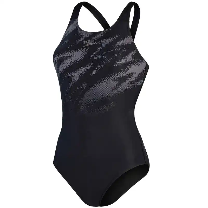 Maillot de bain Hyperboom Placement Muscleback Speedo Black/Dove Grey – Taille 40 Prix Promo