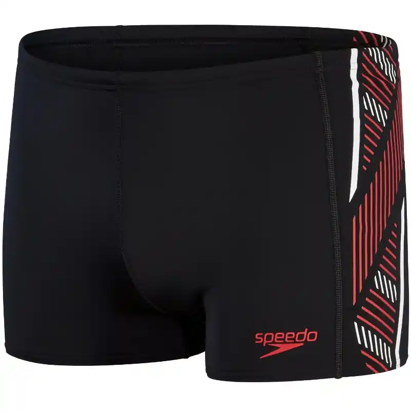 Aquashort Tech Panel Speedo Black/Fed Red/White Vente Flash