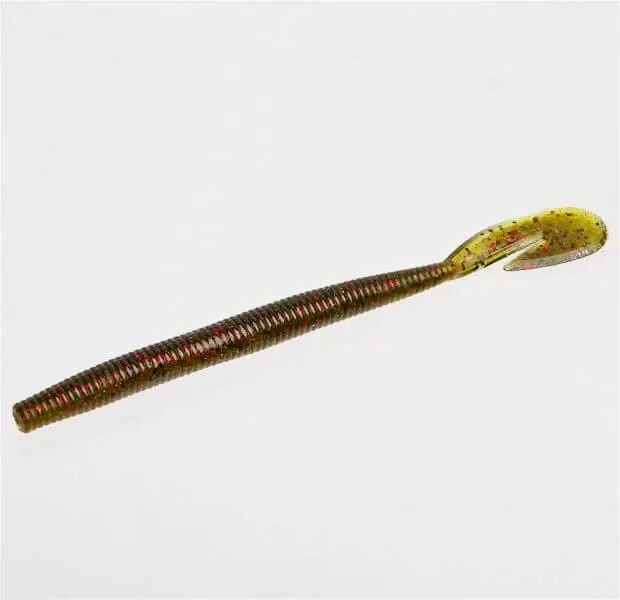 Promotion Saisonnière Leurre souple Zoom Ultra Vibe Vis sans fin à grande vitesse 150 mm Watermelon Gold Paillettes