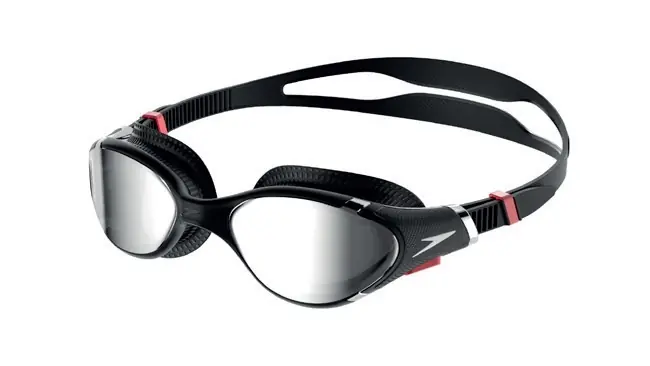 Lunettes de natation Biofuse 2.0 Speedo – Black/Red/Chrome Offre Exclusive