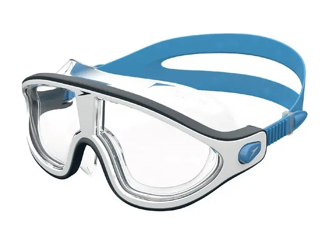 Nouvelle Collection Masque de natation Biofuse Rift Speedo – Bondi blue/White/Clear