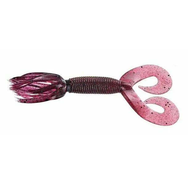 Leurre souple Yamamoto Skiter Grub DT 5‘‘ - 127 mm Dirty Plum Nouvel Arrivage