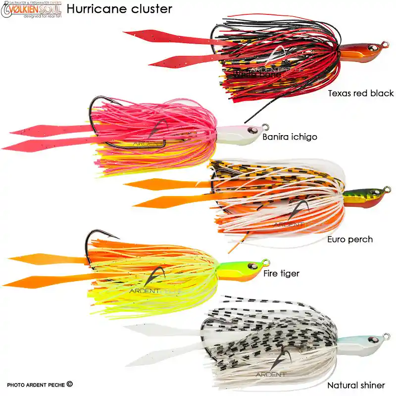 Swim jig VOLKIEN SOUL Hurricane cluster 10g Marque