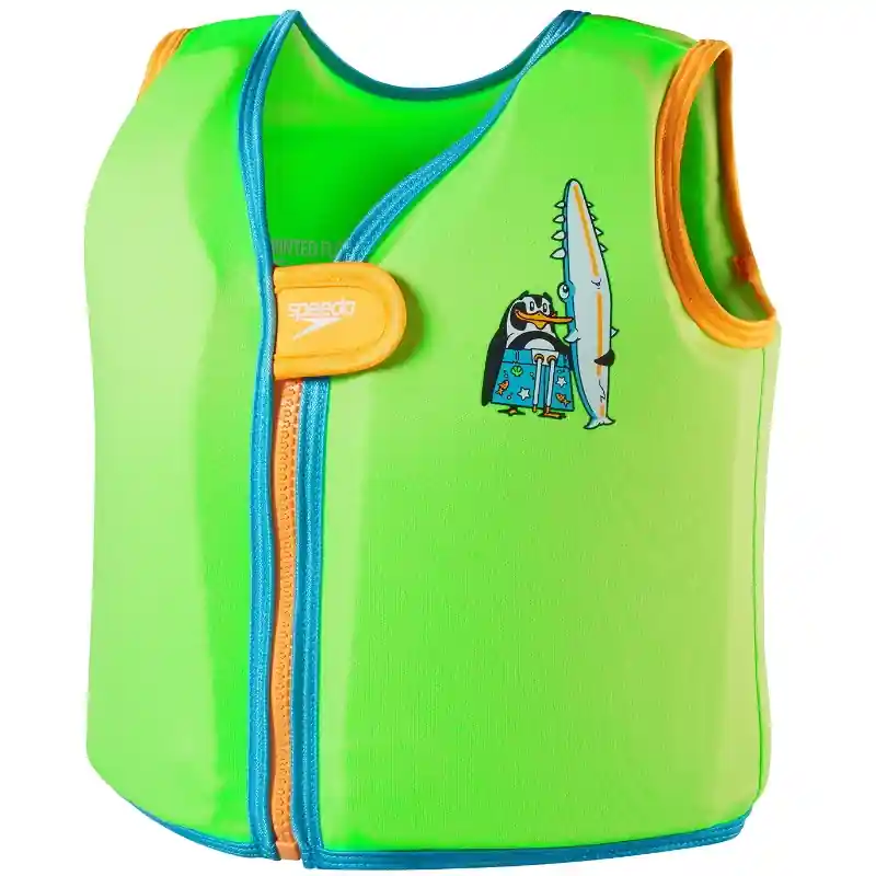 Must-Have Gilet de natation pour garçon Learn to swim Character Printed Float Speedo Chima Azure Blue/Fluro Green