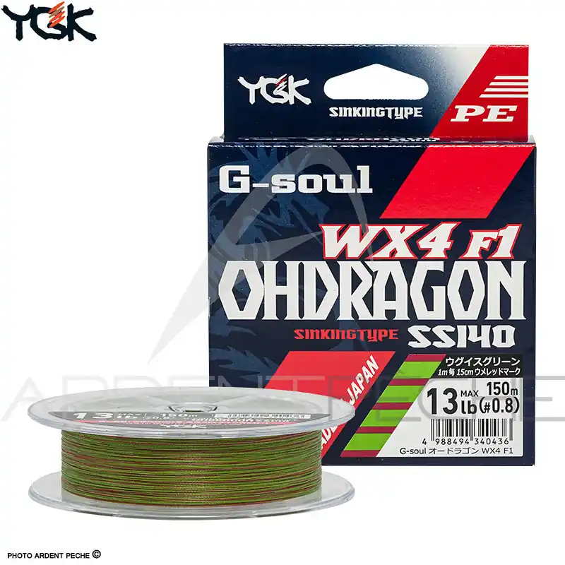 Promotion Saisonnière Tresse YGK Real sports G Soul upgrade ohdragon 150m