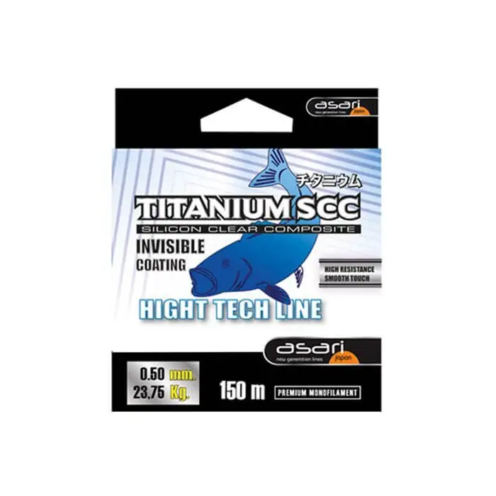 Nouveauté Ligne Asari Titane transparent 150 m