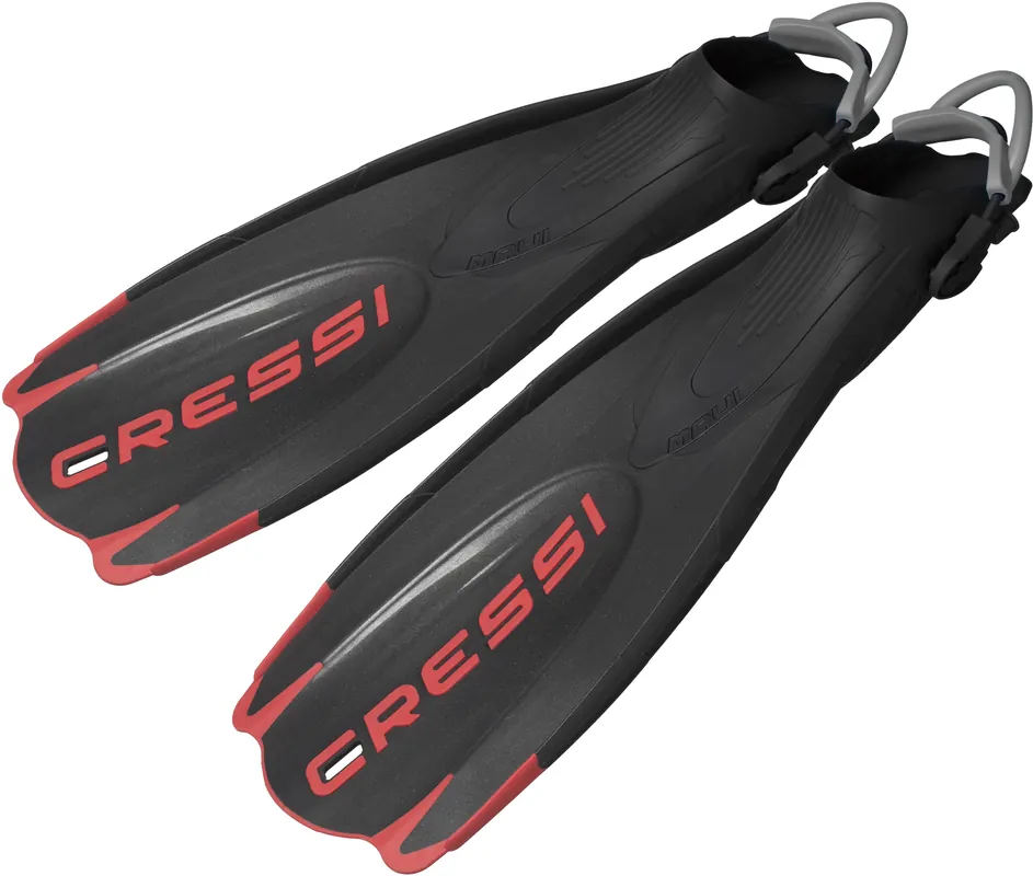 Palmes Cressi Maui Noir/Rouge Certifié