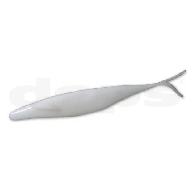 Leurre souple Deps Sakamata Shad 5&Prime; – 127 mm Blanc solide Prix Promo
